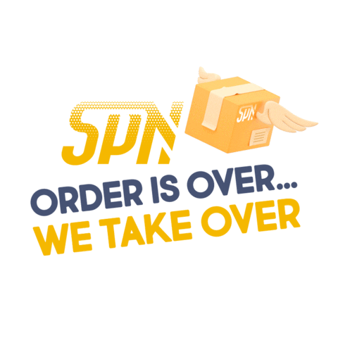 spncourier delivery spn logistics courier Sticker