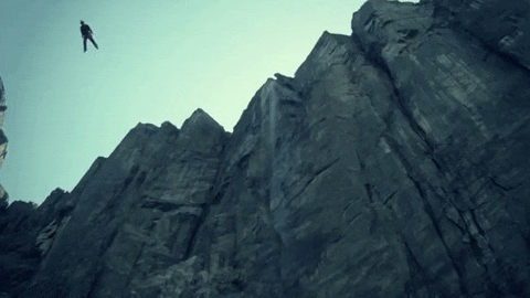base jumping GIF