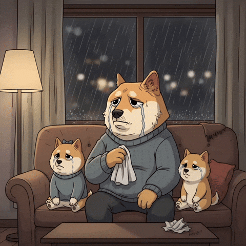 Sad Shiba Inu GIF by Doge Pound