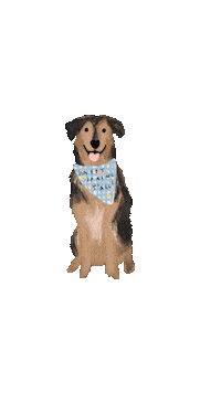 Cattledog Sticker by Andrea Caceres