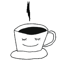 anettemoi happy morning goodmorning coffe Sticker