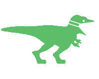 Mask Dinosaur Sticker by prairieplaysd