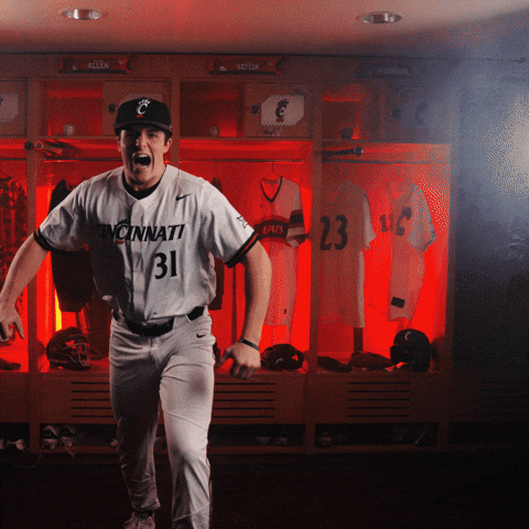 College Baseball Uc GIF by Cincinnati Bearcats