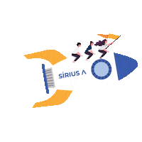siriusaccelerator business rocket success high Sticker