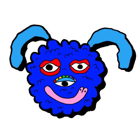 Dog Face Sticker by hollysimple