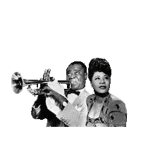 Ella Fitzgerald Black Music Month Sticker by Louis Armstrong