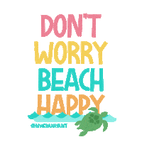Happy Beach Sticker by Riviera Nayarit