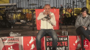 philippe poutou GIF by franceinfo