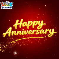 Happy Anniversary Greetings GIF by Lucas and Friends by RV AppStudios