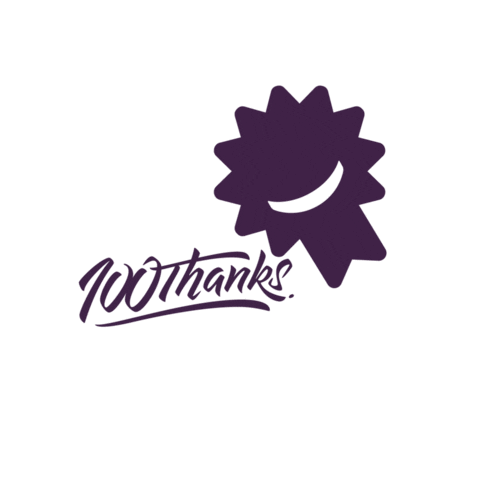 Gracias Gratitude Sticker by 100Thanks