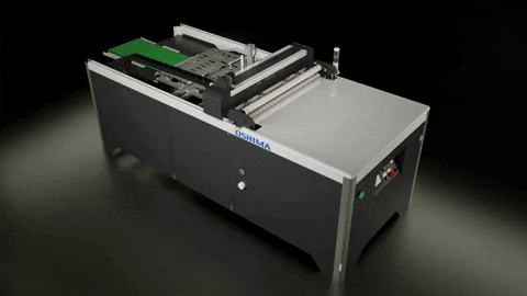 Oshima giphygifmaker machine industry folding GIF