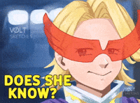 Does She Know My Hero Academia GIF