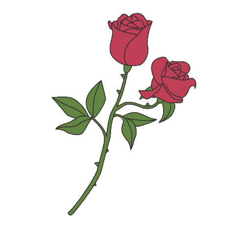flowers love Sticker by HOKK FABRICA