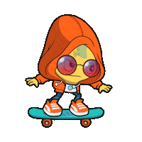 Toikido run skate egg skateboard Sticker