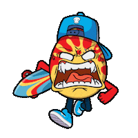 Toikido running run skate skateboard Sticker