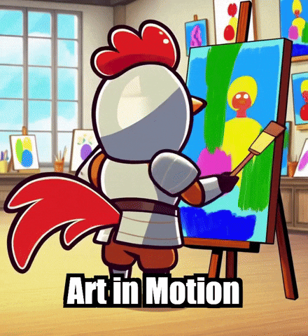 Art Painting GIF by Zorooster
