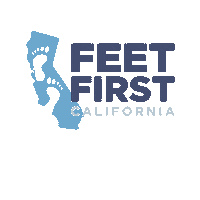 feet_first health walking walk california Sticker