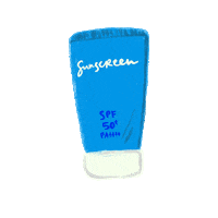summer skincare Sticker