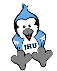 Blue Jay Baby Sticker by Johns Hopkins University