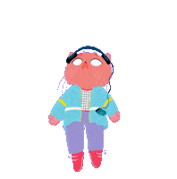 Floating Stranger Things Sticker by Poupoutte