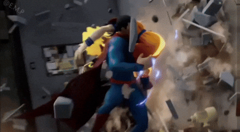 Elnebro dc superman dragon ball son goku GIF