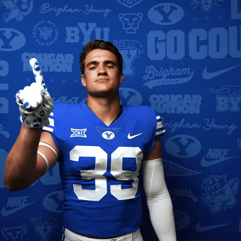 College Football Go Cougs GIF by BYU Cougars