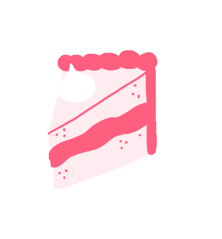 polypastel love pink birthday happy birthday Sticker