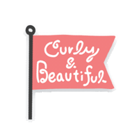 Curly Hair Sticker by Curly Me