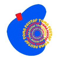 Pop Art Cow Sticker by Frutap