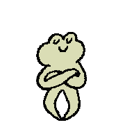 Frog Jumping Sticker
