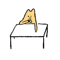 Cat Illustration Sticker