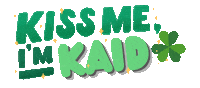 St Patricks Day Shamrock Sticker by KAID