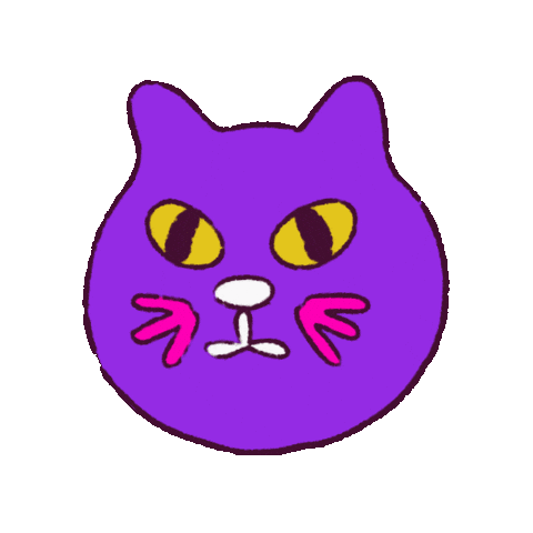 Cat Halloween Sticker by Katie Jones