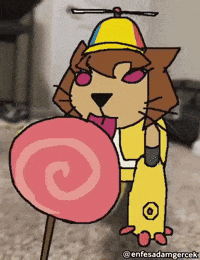 Cat Glitch GIF