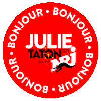 Bonjour Hello Sticker by NRJ Belgique