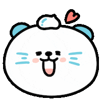 Cream Otter Sticker by 大白丸丸(daibai maru)