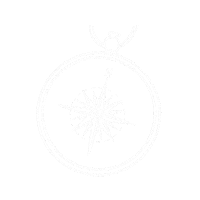 Minimalist Brujula Sticker
