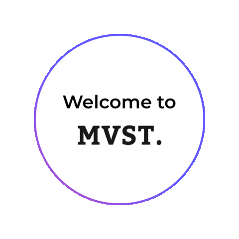 mvstdotco welcome hiring new hire mvst Sticker