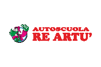 autoscuolareartu reartu re artu autoscuola re artu Sticker