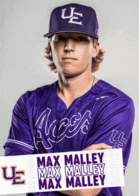 Purple Aces Baseball GIF by UE Athletics