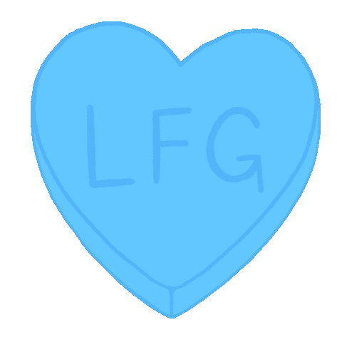 Lets Go Love Sticker by patternbase