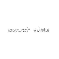 vibes sunset font sunsetvibes degel Sticker