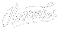 Lettering November Sticker