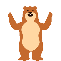 Happy Lets Go Sticker by WorkBeaver