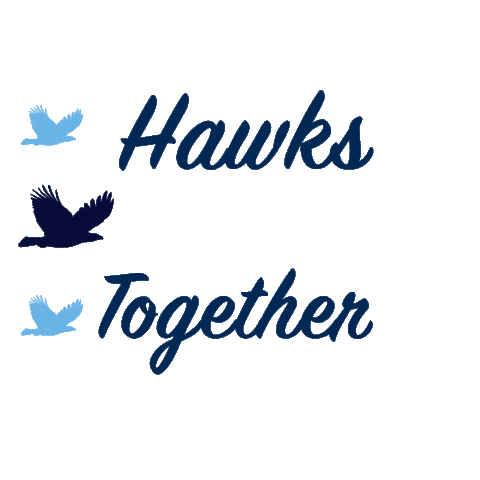 Hawks Sticker by Monmouth University
