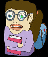 Back To School Book GIF by Gregory and the Hawk