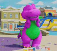 Dinosaur Happy Dance GIF by Chris Cimino
