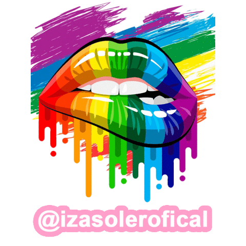 Lgbt Kiss Sticker by Izasoler