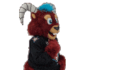 Hockey Mascot Sticker by New Mexico Goatheads