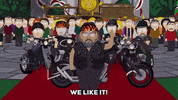gang biker GIF by South Park 